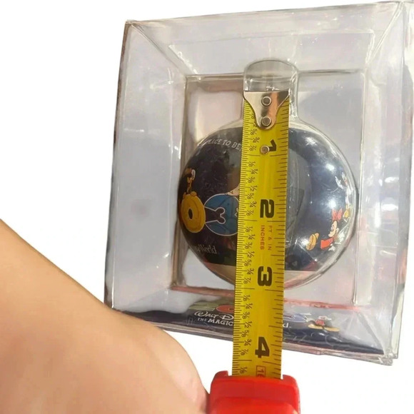 VTG Walt Disney World 2003 Glass Christmas Ornament Mickey Minnie Donald Goofy - Picture 7 of 7